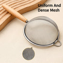 Axyaa Stainless Steel Flour Sieve Fine Mesh Strainer Colander Pastry Baking Tools