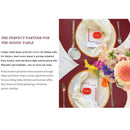 Axyaa Gift Placemats & Coasters Set: Round & Oval Modern Kitchen Dining Table Mats