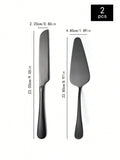 Axyaa Stainless Steel Spatula Set for Cakes, Breads & Pastries