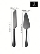 Axyaa Stainless Steel Spatula Set for Cakes, Breads & Pastries