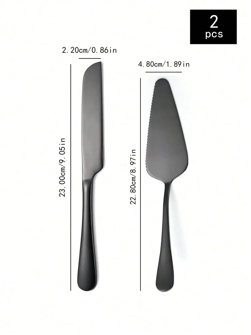 Axyaa Stainless Steel Spatula Set for Cakes, Breads & Pastries