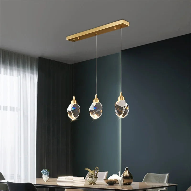 Axya Nordic Crystal Pendant Chandelier for Home Decor Lighting