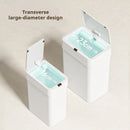 Axyaa Smart Trash Can for Narrow Spaces: Auto Sensor, Dual Orientation (Vertical/Horizontal)
