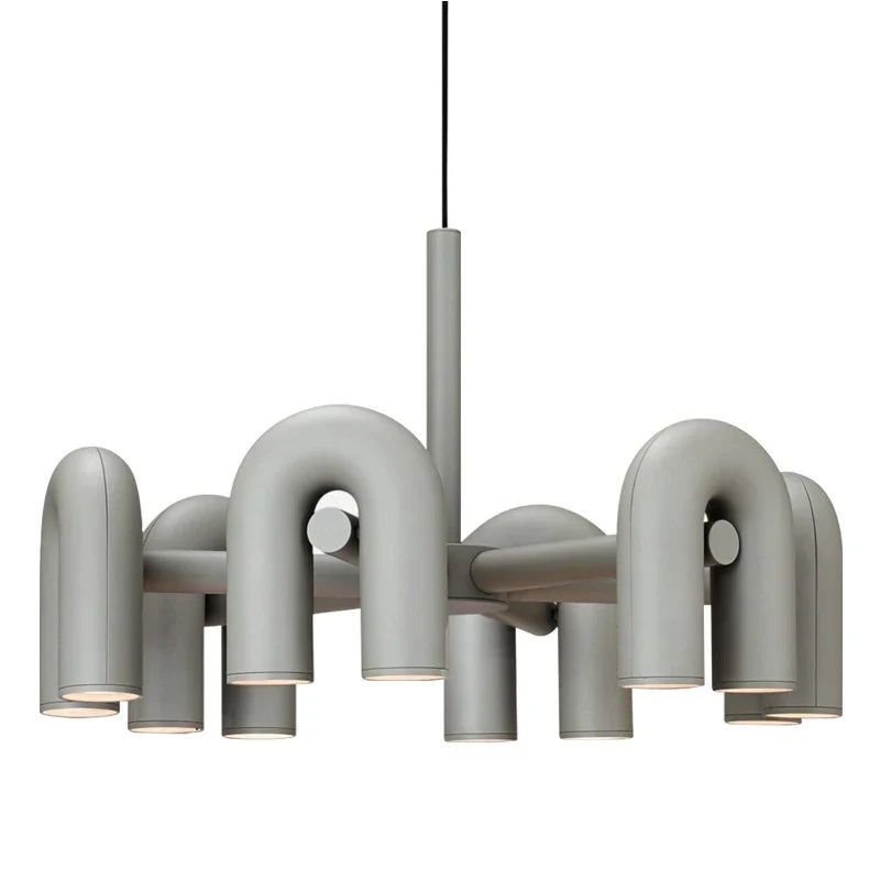 Axyaa Modern U-shaped Pendant Lamp for Living, Dining, Bedroom - Creative, Bauhaus-Inspired Design