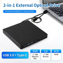 Axyaa USB 3.0 Type C External DVD RW CD Writer Burner Drive for PC & Laptop