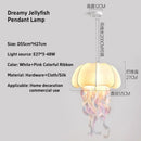 Axyaa French Silk Chandelier | Creative Jellyfish LED Pendant Light