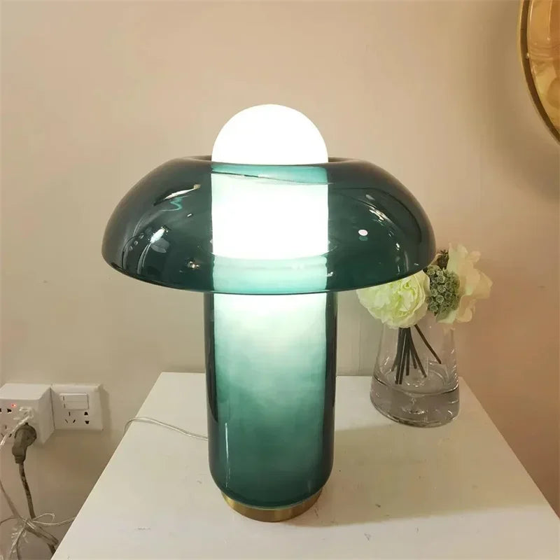 Axyaa Nordic Modern Green LED Desk Lamp for Home Living Room