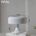 Axyaa Bauhaus Mushroom Lamp - Minimalist Decorative Lighting with E14 Base or Fixed LED