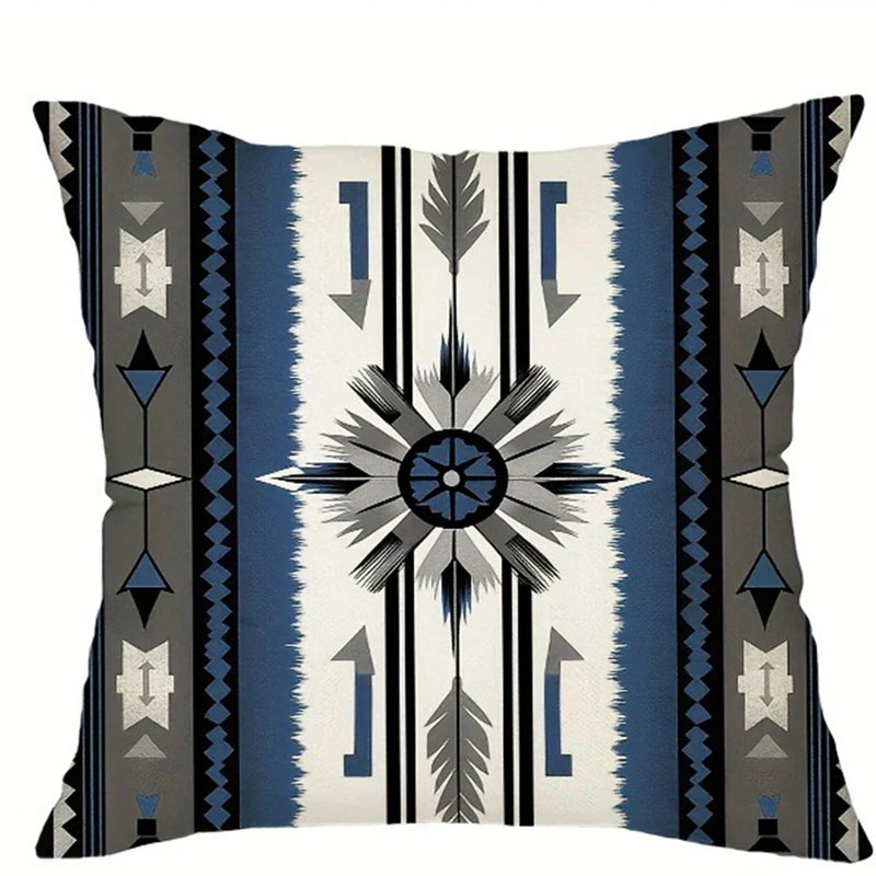 Axyaa Bohemian Style Polyester Pillowcase for Ethnic Home Decor