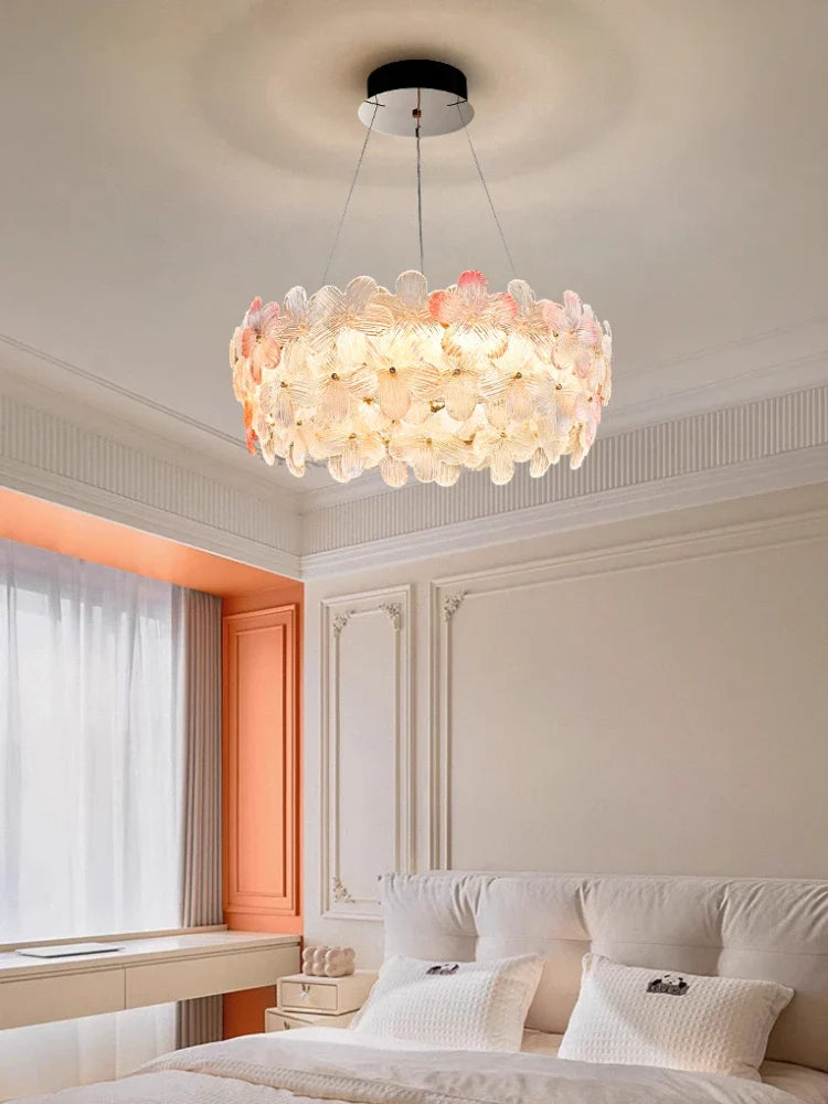 Axyaa Crystal Ceiling Light for Living Room, Bedroom, Restaurant, Villa & Hotel