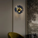 Axyaa Marble LED Wall Lamp Stone Gold Metal, 3000K Atmosphere Lighting