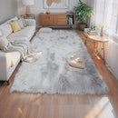 Axyaa Faux Fur Sheepskin Area Rug Plush Soft Carpet for Home Decor