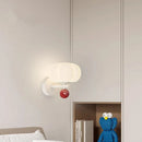 Axyaa Nordic Pumpkin Wall Sconce Light: Modern Soft Style Bedroom Decor Luxe