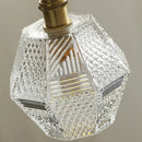 Axyaa Glass LED Pendant Lights: Nordic Modern Copper Socket Hanging Lamp