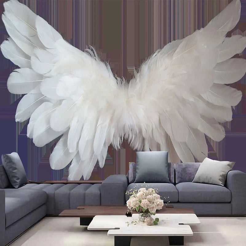 Axyaa Angel Wings Tapestry: Hippie Feather Psychedelic Wall Hanging Home Decor