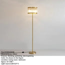Axyaa Nordic Brass Floor Lamp: Modern Luxury for Living Room & Bedroom