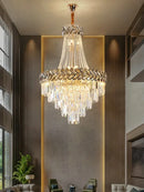 Axyaa Nordic Modern Luxury Villa Crystal Chandelier for Hotel and Home Lighting