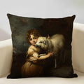 Axyaa New Mexico Painter Self Portrait Cushion Cover - Decor Pillowcase for Home Office