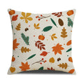 Axyaa Thanksgiving Pumpkin Pillow Cover 45*45cm Home Decor Cotton Linen