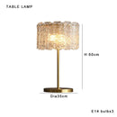 Axyaa Clear Glass Crystal Floor Lamp: Luxe Standing Light for Home Decor & Bedside