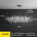 Axyaa Modern Crystal Ceiling Chandelier LED Pendant Lamp for Home Decor