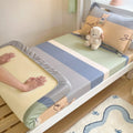 Axyaa Cotton Printing Bed Hat Set - Anti-Mite, Comfortable & Breathable