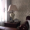 Axyaa Retro Ceramic Table Lamp: American Country Style for Living Room or Bedside