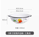 Axyaa Dinosaur Kids Bowl, 5-inch Double Eared Porcelain Snack Bowl