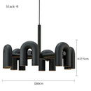 Axyaa U-shaped Pendant Lamp for Modern Living-Dining Room, Bedroom, Boys' Room