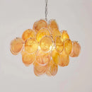 Axyaa Circular Glass Pendant Light for Living & Dining Rooms