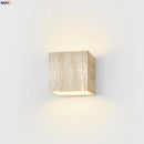 Axyaa Stone LED Wall Lamp for Living Room Decor, Bedside, Bathroom Mirror Light