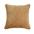 Brown Chenille Cushion Cover 18x18Inch by Axyaa - Luxe Pillowcase for Home Decor