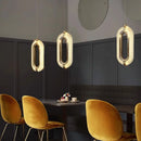 Axya Luxury Acrylic LED Chandelier for Living Room & Bedroom