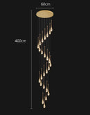 Axyaa Modern LED Pendant Light Chandeliers for Living and Dining Room