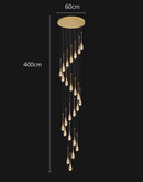 Axyaa LED Pendant Light Chandeliers for Modern Home Decor & Indoor Lighting