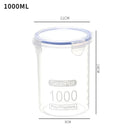 Axyaa Transparent Plastic Grain Jars with Scale, Food Container, Clear Crisper
