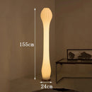 Axyaa Minimalist LED Floor Lamp, Remote Control Dimming, Nordic Ins Style