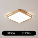 Axyaa Nordic Wood LED Ceiling Light for Living Room & Bedroom