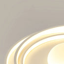 Axyaa Cream Wind Bedroom Ceiling Lamp Full Spectrum LED Eye Protection Art Living Room