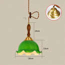 Axyaa Glass LED Pendant Lamp: Nordic Modern Home Indoor Lighting, Copper Hanglamp