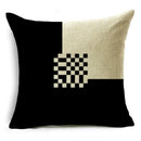 Axyaa Geometric Stitching Pillowcase in 40*40cm/45*45cm/50*50cm