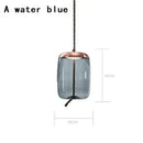 Axyaa Modern Glass Pendant Light Rope Hanging Lamp for Living Room Decor and Cafe Bar