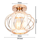 Axyaa Round Iron Ceiling Chandelier for Dining Room, Bedroom, Kitchen - Modern Design