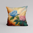 Axyaa Flower Pot Pattern Pillow Cover for Luxury Home Decor