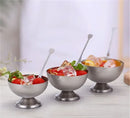 Axya Stainless Steel Cocktail Cups Set for Kitchen Cooking and Dessert Serving