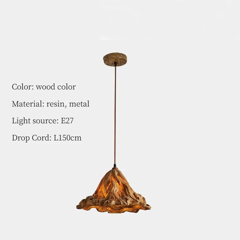 Axyaa Wabi Sabi Lotus Leaf Chandelier Pendant Lights