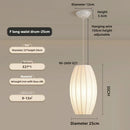 Axyaa Silk Fabric E27 LED Pendant Light Chandelier - Zen Nordic Vibe