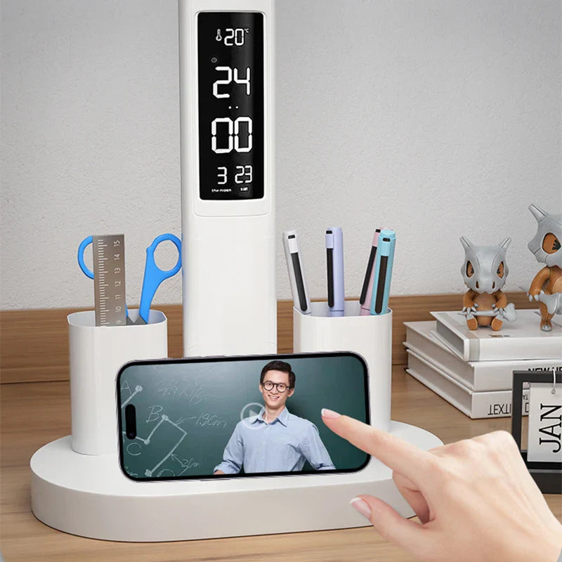 Axyaa LED Desk Lamp: Dimmable Foldable Table Light for Study, Reading, and Night Lighting