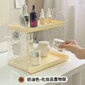 Axyaa Acrylic Double Layer Cosmetics Organizer - Skincare & Perfume Storage Rack