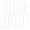 Axyaa Fish Scale Tile Stickers, Self-adhesive Backsplashes for Kitchen, Bathroom Walls